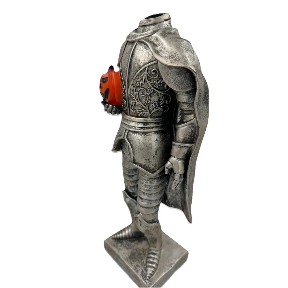 Martha Stewart Halloween Headless Knight LED Figurine Gothic Décor 15
